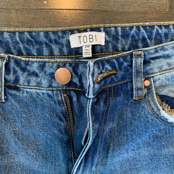 TOBI MID RISE CROPPED JEAN - Picture 6 of 9